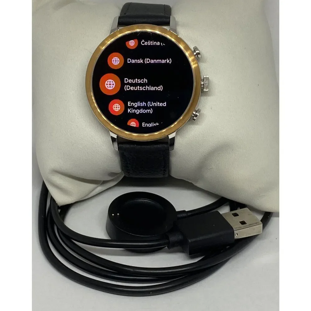 Fossil Gen 4 Authentic Digital Dial Smart Watch Custom Band FTW6016 DC102